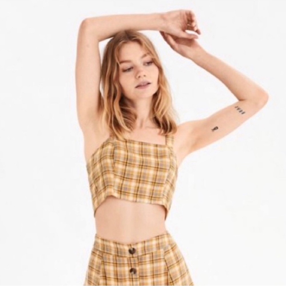 American Eagle Plaid Blouse M